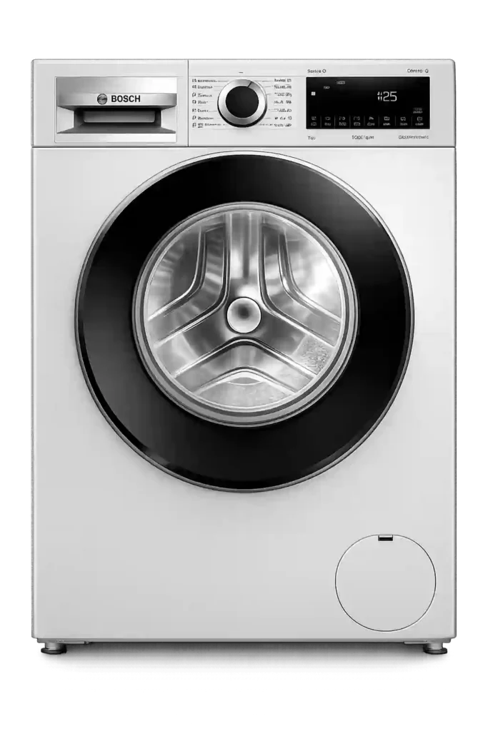 Bosch front load washing machine for washing machine repair in Saudi Arabia.