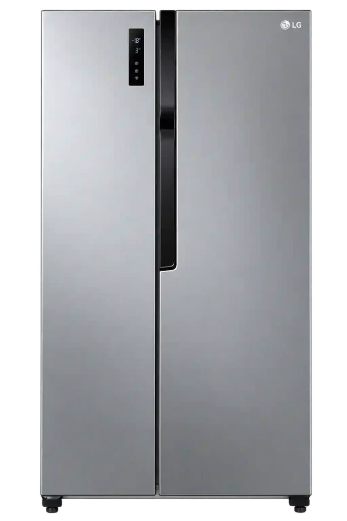 Modern double door refrigerator for refrigerator repair in Dammam.