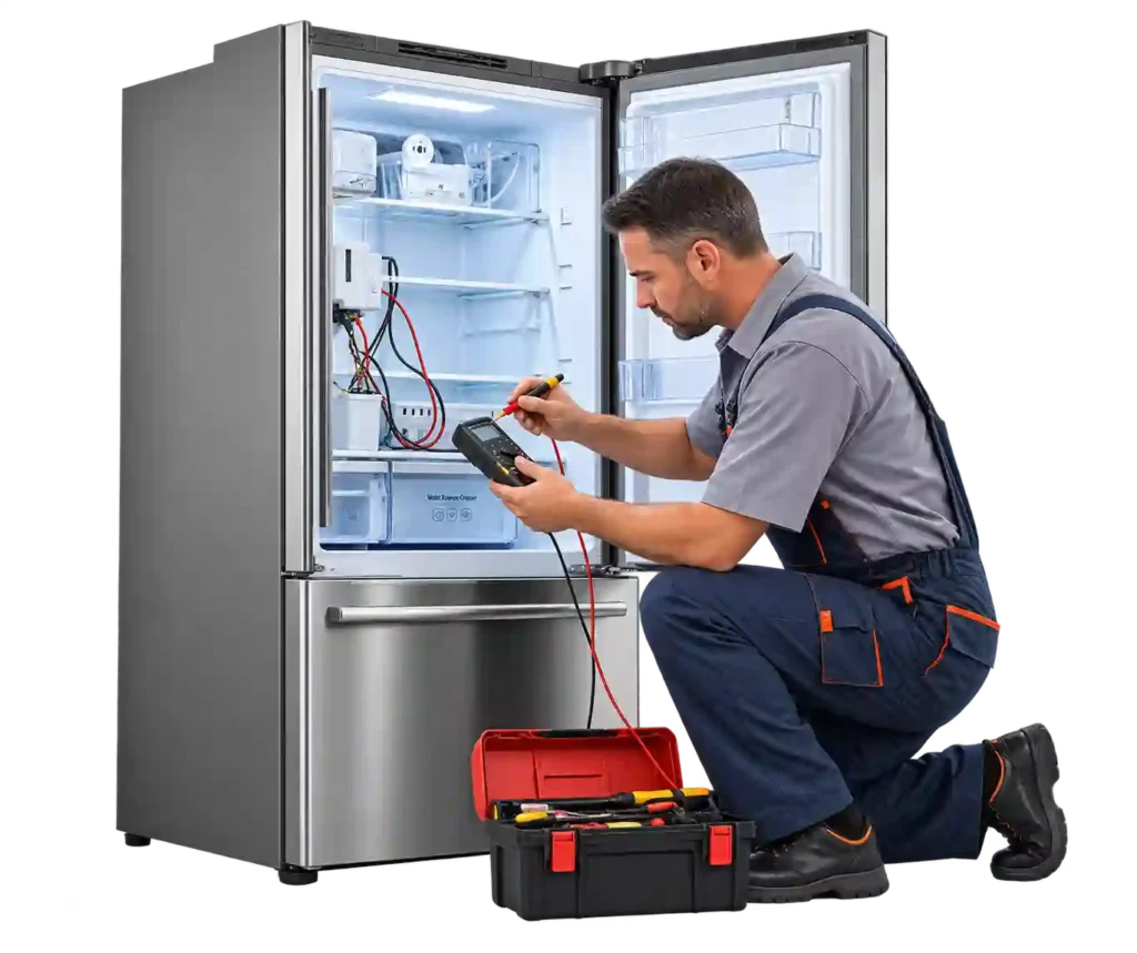 Fridge repair In Dammam by a refrigerator technician.